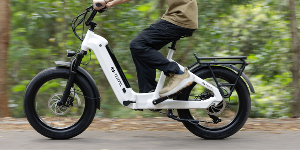Riding TENVELS e-bike